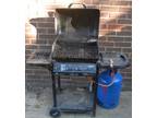 GAS BARBECUE WITH side ring burner,  gas barbecue with...